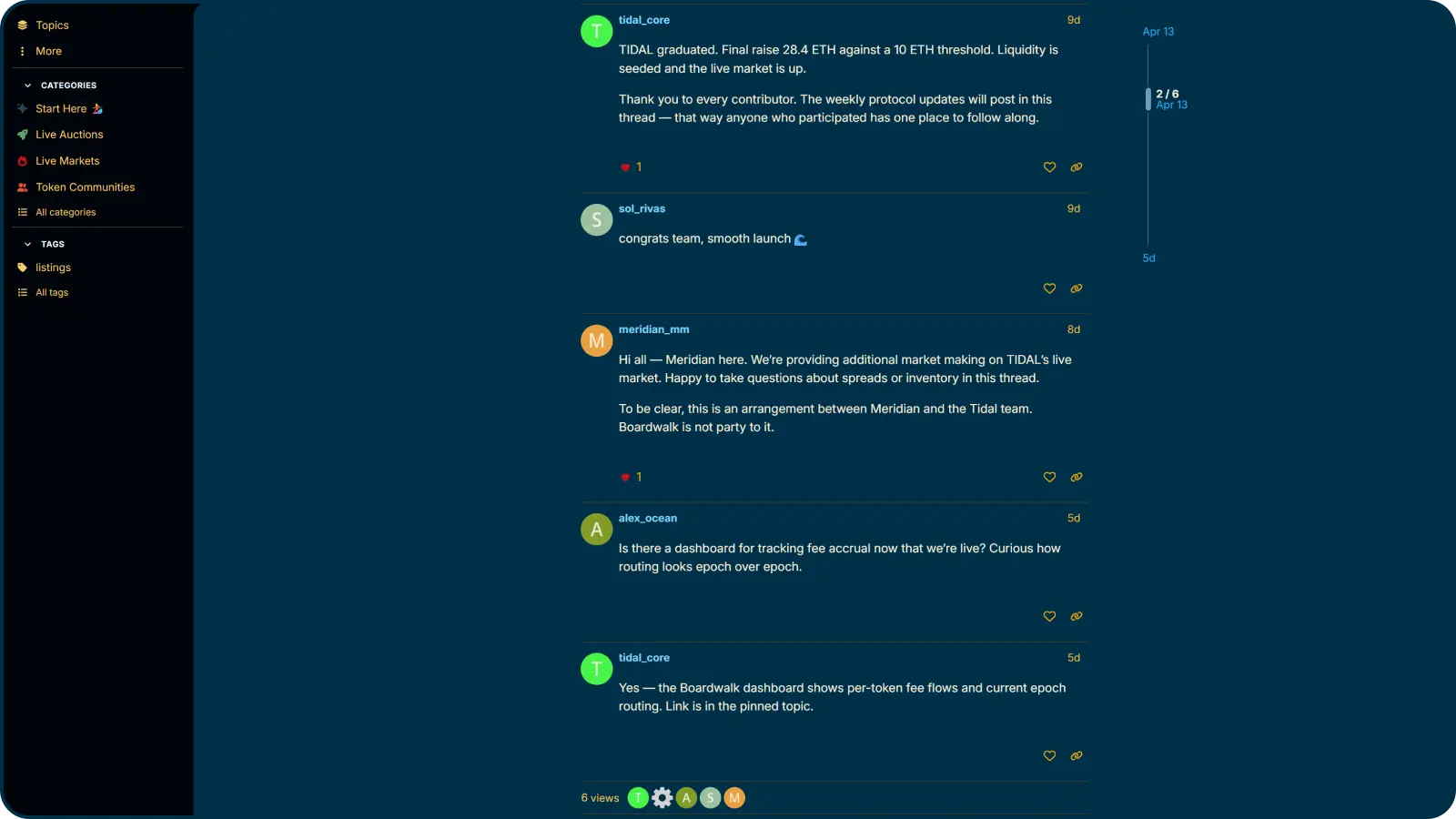 Café Boardwalk activity view